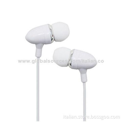 Promotional Plastic Stereo Earphone with Microphone and High QualityNew